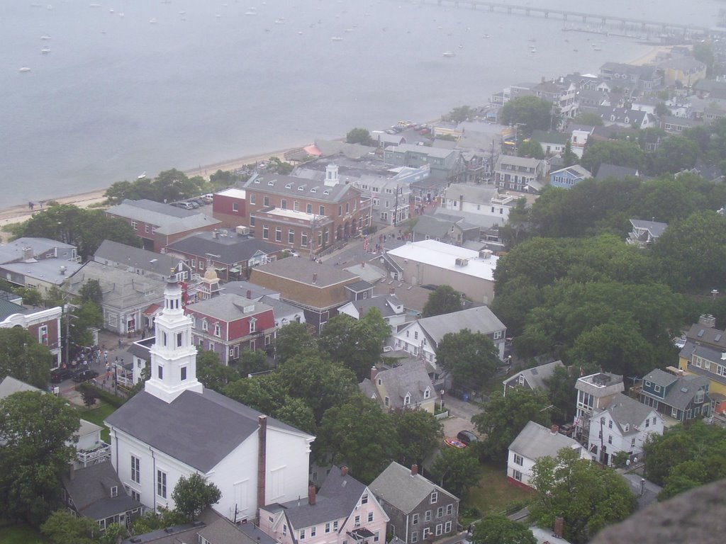 Provincetown on a misty morning by Dominick Kosciuk