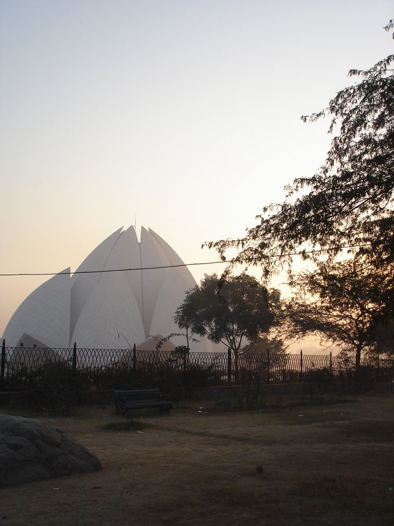 Lotus Temple by Aditya Basu