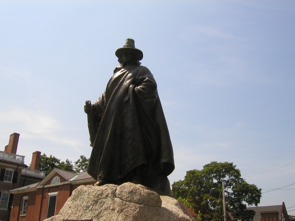 Statue of Salem's founder, Roger Conant by jatorres