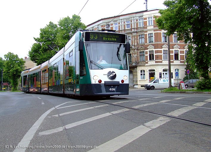 Combino 406 in der Berliner Straße by potstram