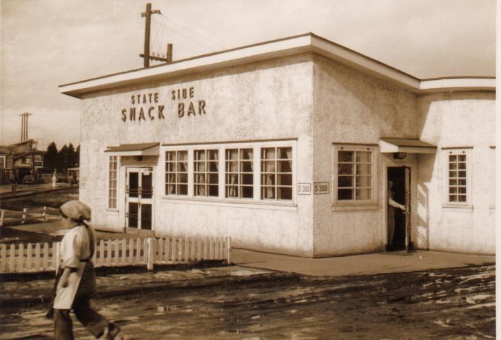 1955 - 6921st RSM Misawa AB Japan State Side Snack Bar by jlclark1935