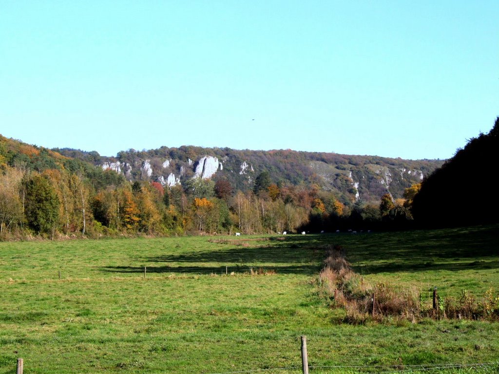 Warnant - vue prise de Moulin by Van Ormelingen Marc