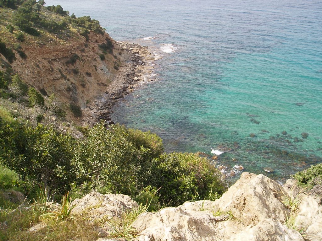 Cliff view at Aphrodites Baths by Pedro the Fisherman