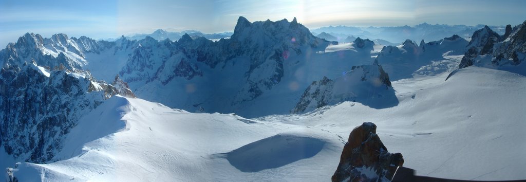 La vallée blanche vue du pic du midi by Christophe Milot