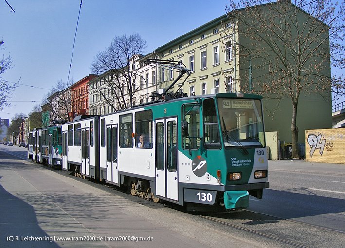 Zug aus 130 und 131 in der Zepplinstraße by potstram