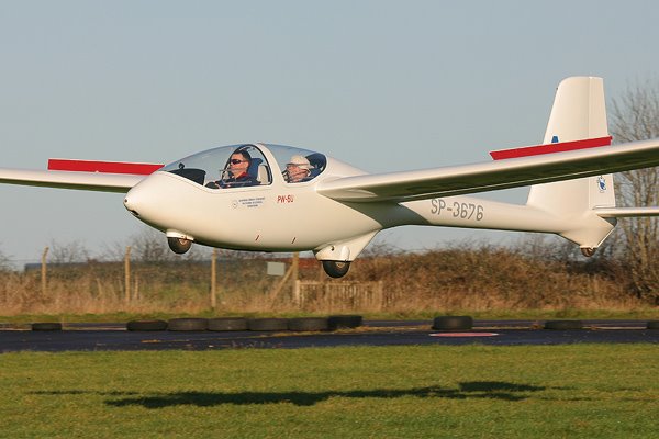 PW6U demonstrator at Cotswold Gliding Club, Aston Down Airfield by ls6pilot