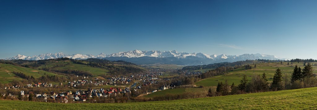 Panorama Tatr z Leszczyn by cittadino_del_mondo