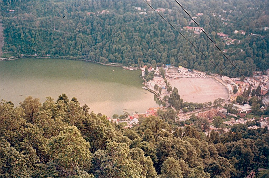 Nainital Flats fro ropeway by himanshurai_07