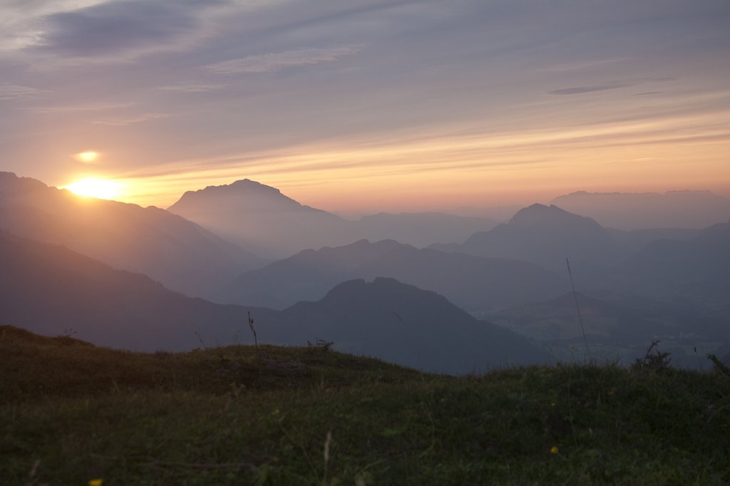 Sonnenuntergang nahe Gablonzerhütte by filzmoos-aktiv.at