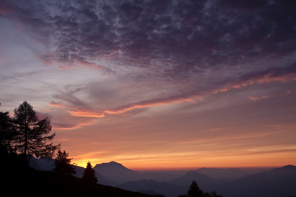 Sonnenuntergang nahe Gablonzerhütte by filzmoos-aktiv.at