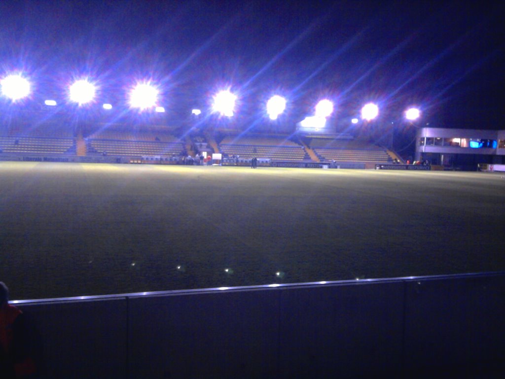 Herman Vanderpoortenstadion @ night (K Lierse SK) by Hans Van Deuren