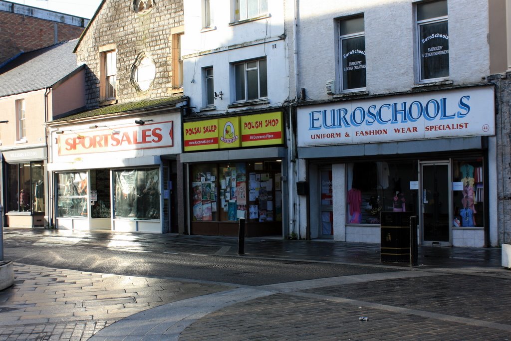 Bridgend,Dunraven Place- Polish shop by ANDREWP1