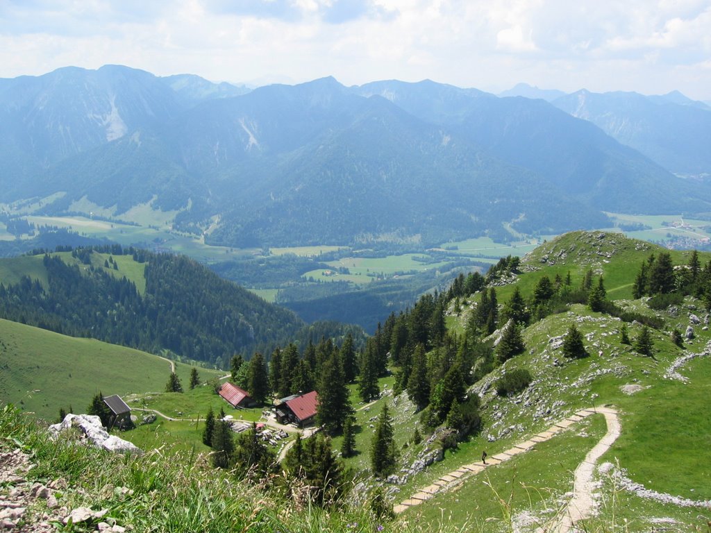 Blick auf Hubertushütte vom Breitenstein by TineMeier