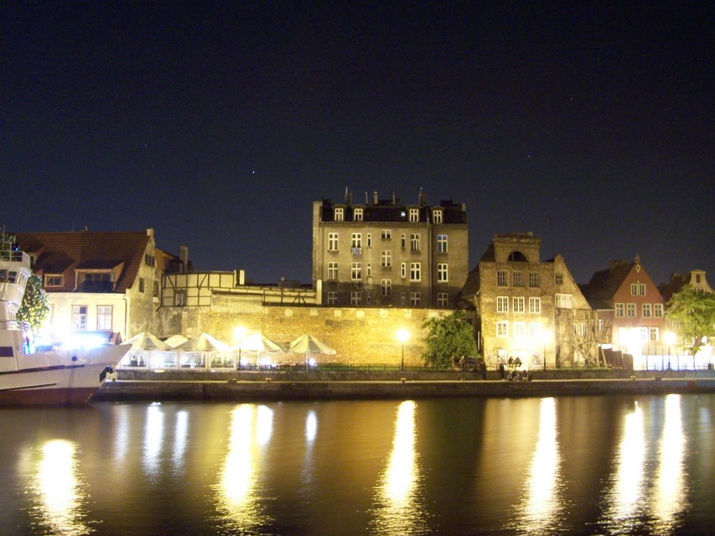 Gdansk: house facing river Motlawa opposite to Olowianka Island (2) by Claudius Fuchs