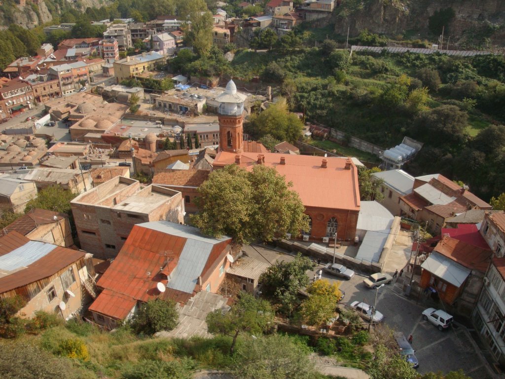 View from castle on Tbilisi by ainars brūvelis