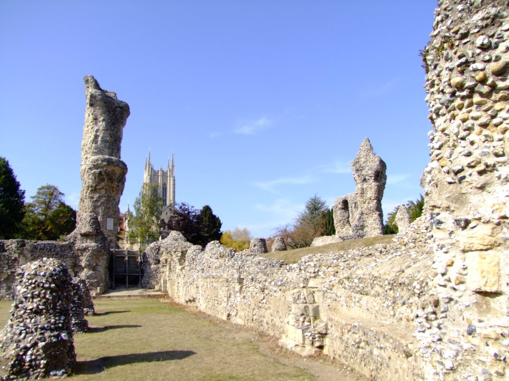 Bury St Edmunds Ruined Abbey #2 by Peter C Byron