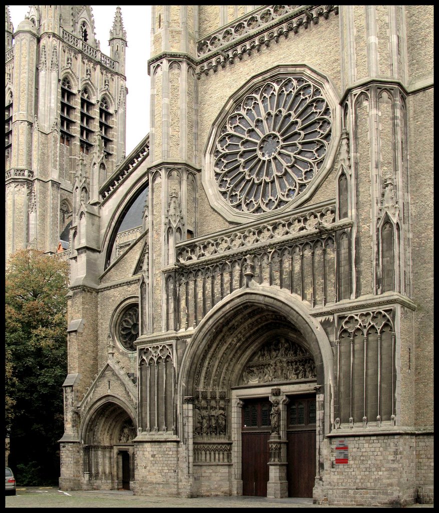 St Martins Cathedral Ypres by Peter Downes