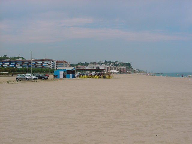 Beach at Canet de Mar by Roger Medin