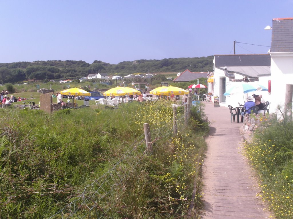 Cafe at Port Eynon by Neil Pinch