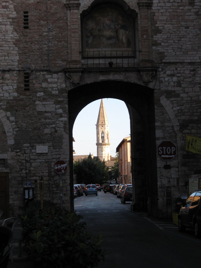 Basilica di San Pietro through Porta Romana by OAbrams