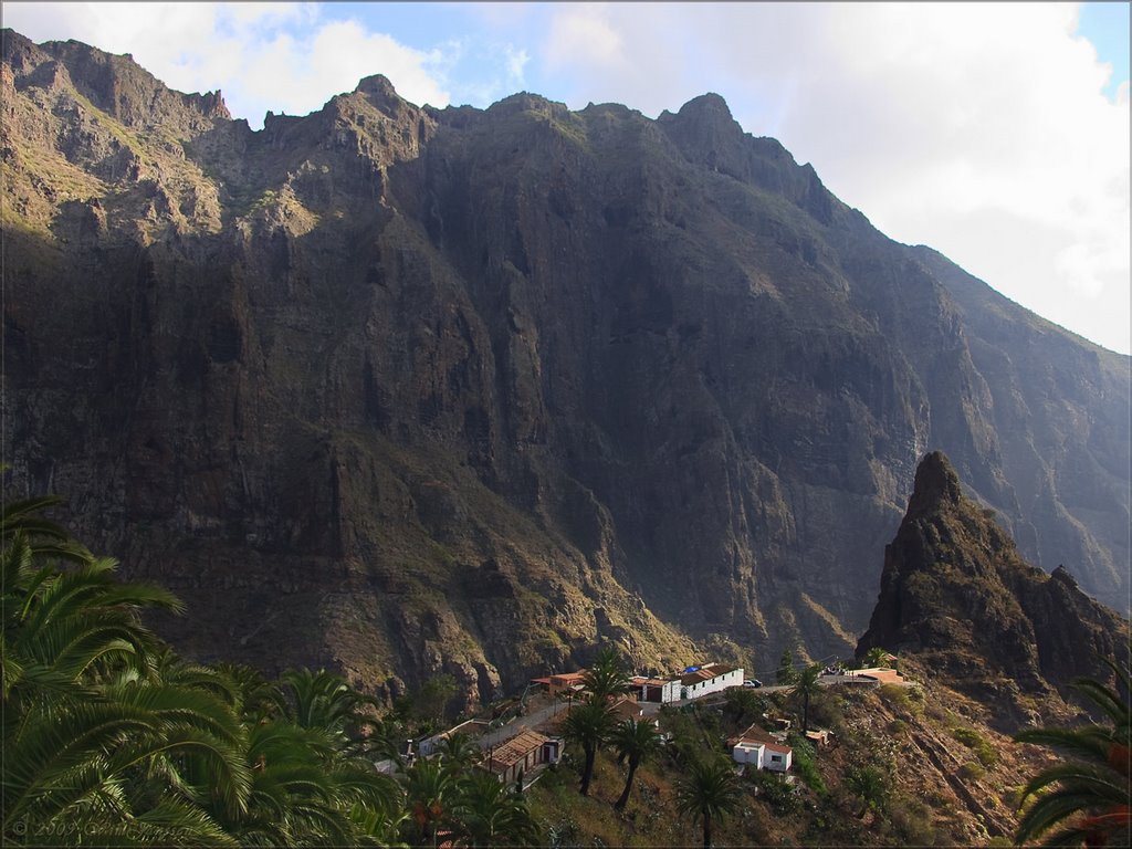 Masca, a little village in a gorge, Tenerife, Spain by Wim Janssen