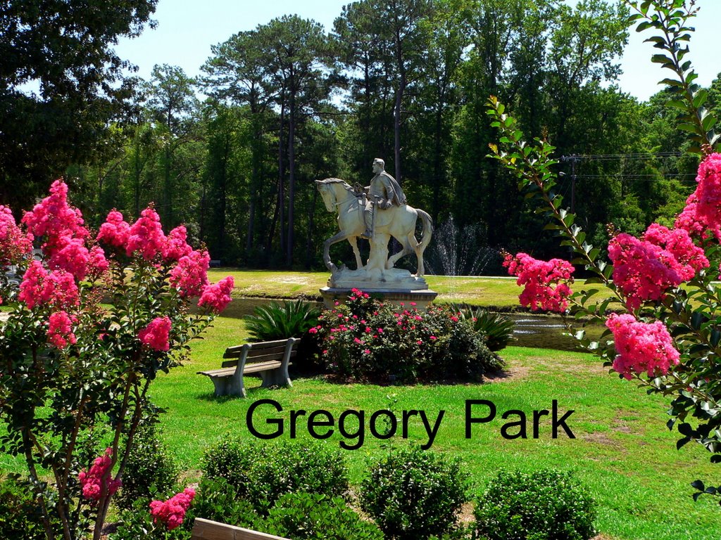 Statue @ Gregory City Park by L&Hchampagne