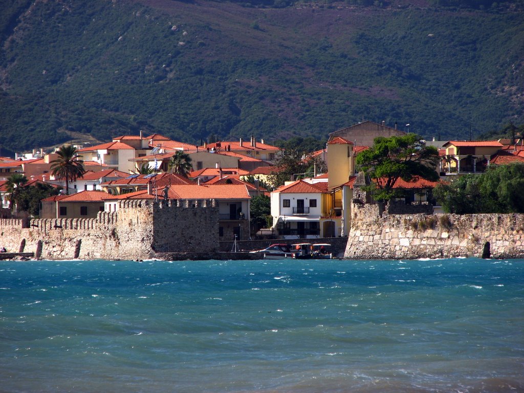 Nafpaktos port by Stavros Alexandris