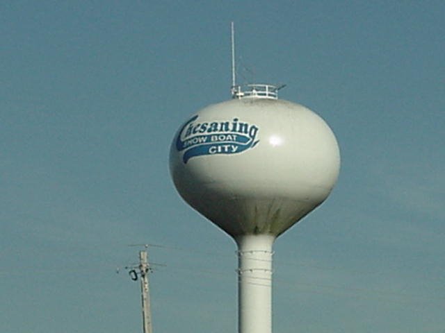 Chesaning Mi Water Tower by Joe T Fletcher