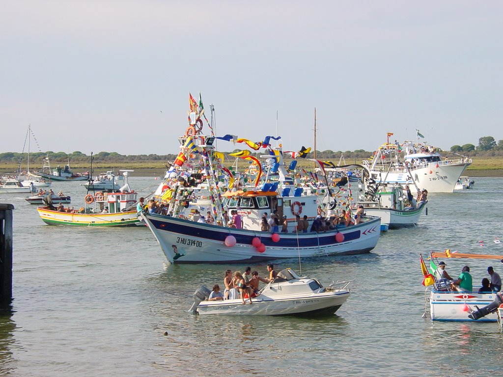 Procesion del Carmen Agosto embarcaciones by LA_DORADA