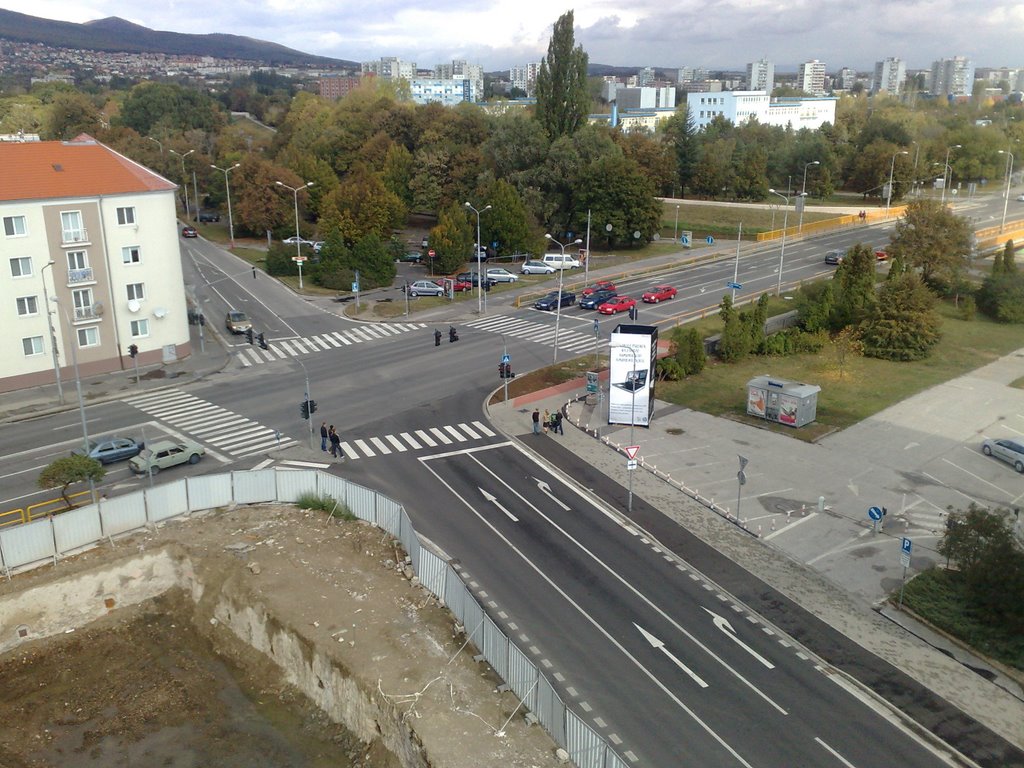 Nitra - Križovatka Štúrovej zo strechy Mlynov by marko306