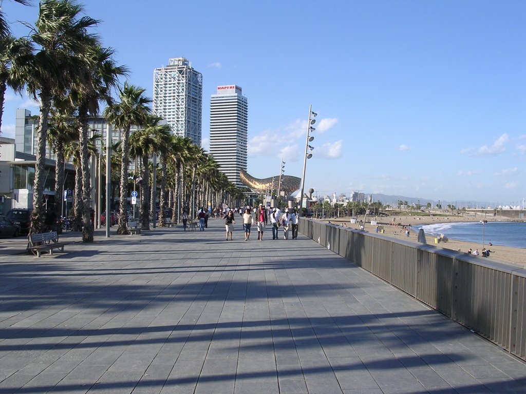 Passeig Maritin de la Barceloneta by franco64