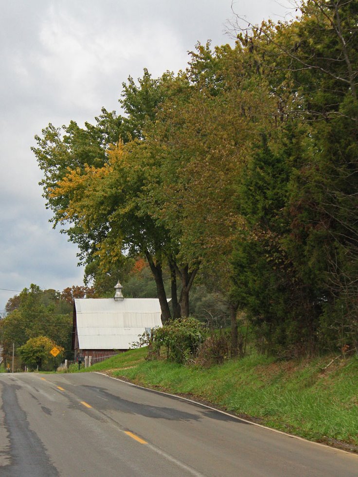 Barn by Farm Road by knarfmo