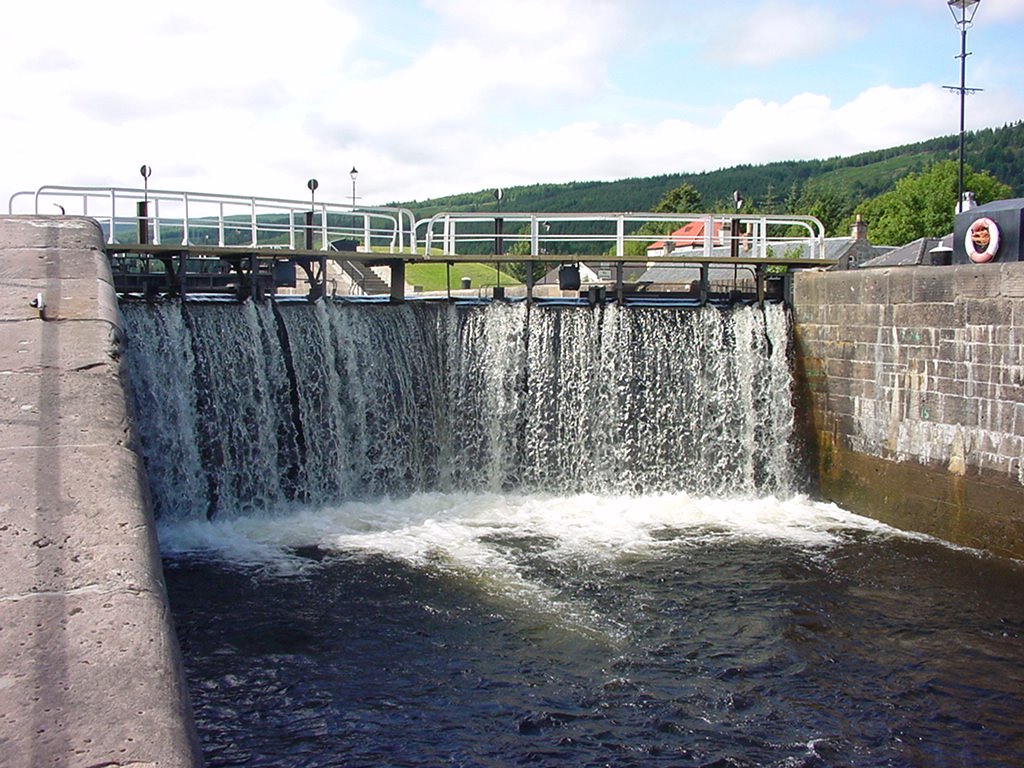 Lock gate by Alistair Cunningham