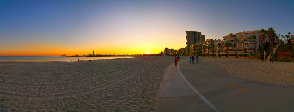 Long beach sunset #2 by armitatz