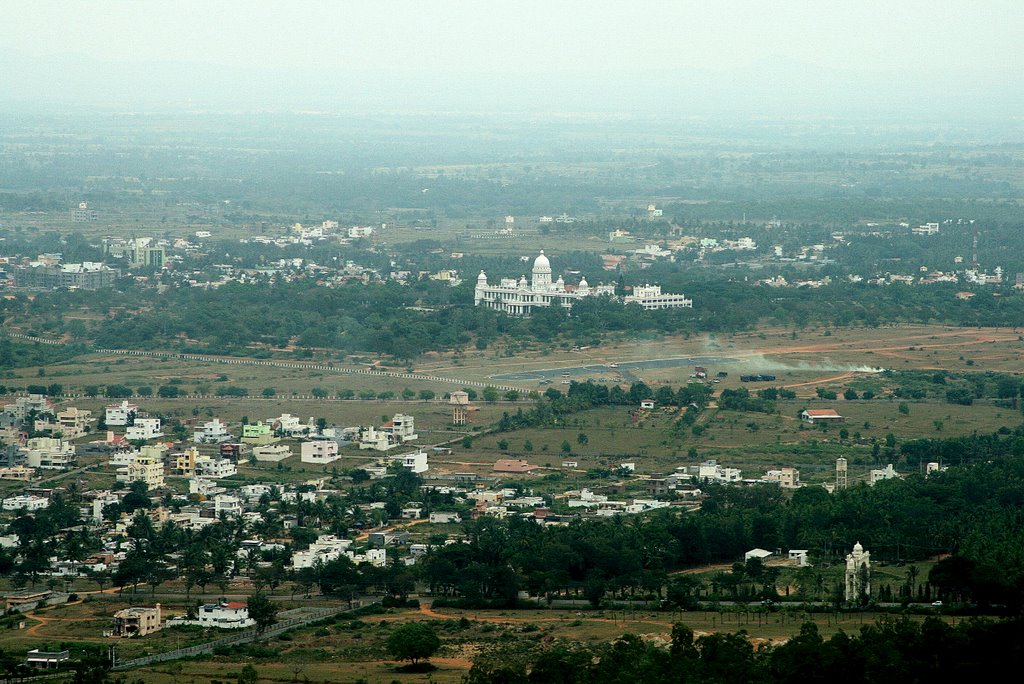 Mysore from Chamunda Hills by Dr.V.S.Chouhan