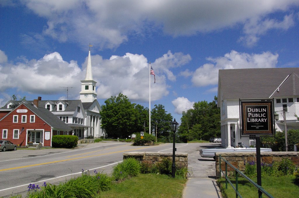 Flag, Church and Library by AHxJB