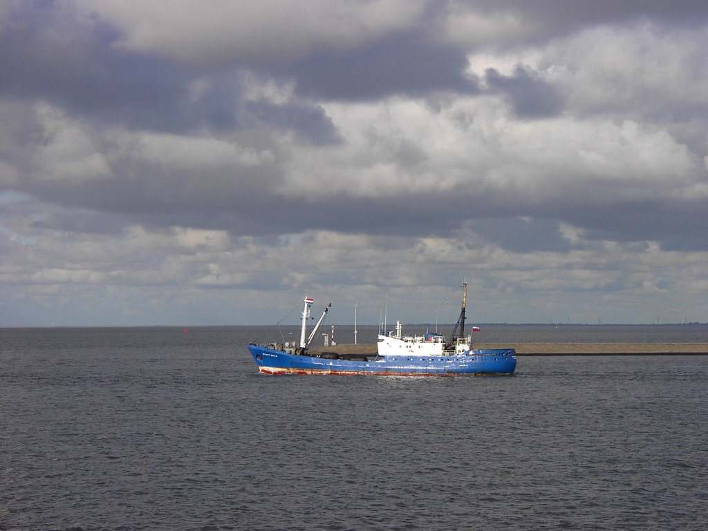 Eemshaven ussr trawler outw bound by Tjeert.Mensinga ©