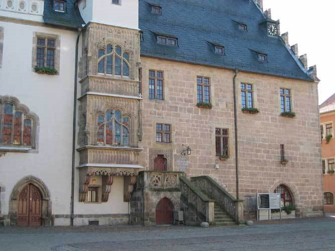 Rathaus-Treppe Neustadt/Orla - Thüringen by Robby-BF