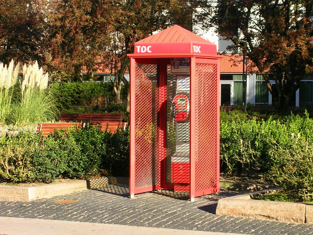 Public phone in Esbjerg by drosera