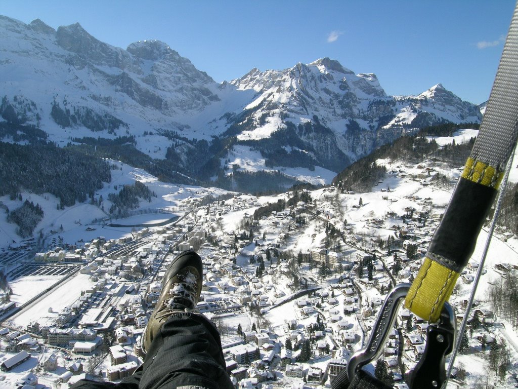 Paragliding above Engelberg, Switzerland by arctica