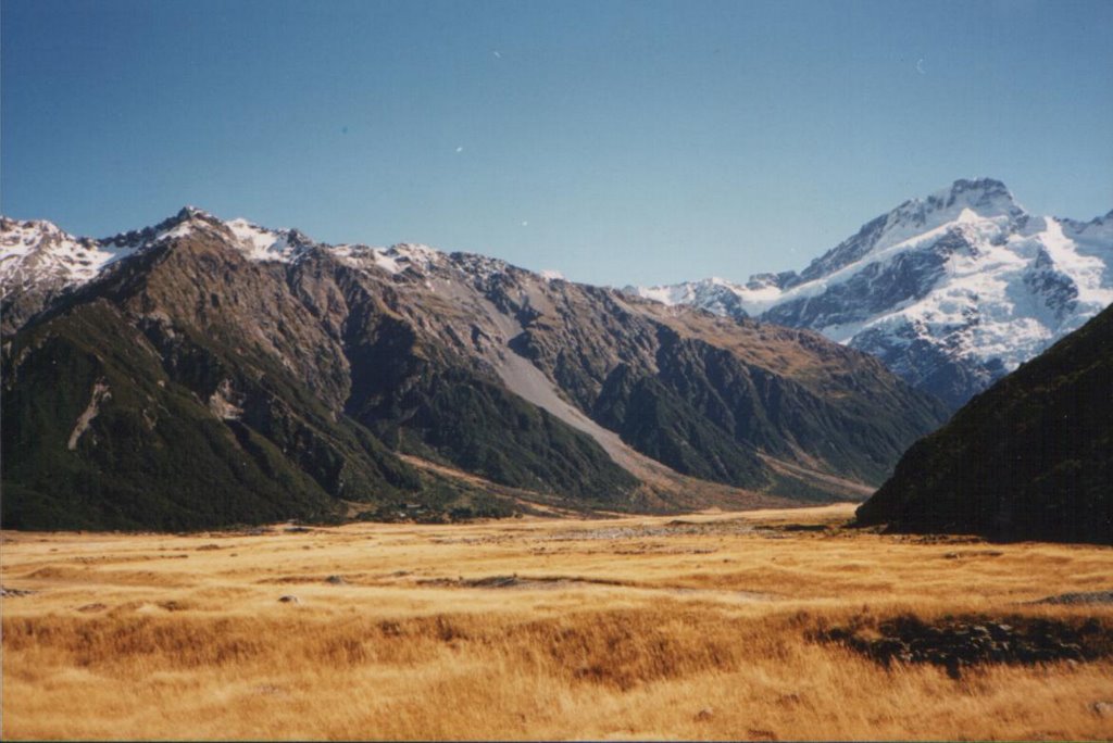 Mount Cook village by Peter C Byron