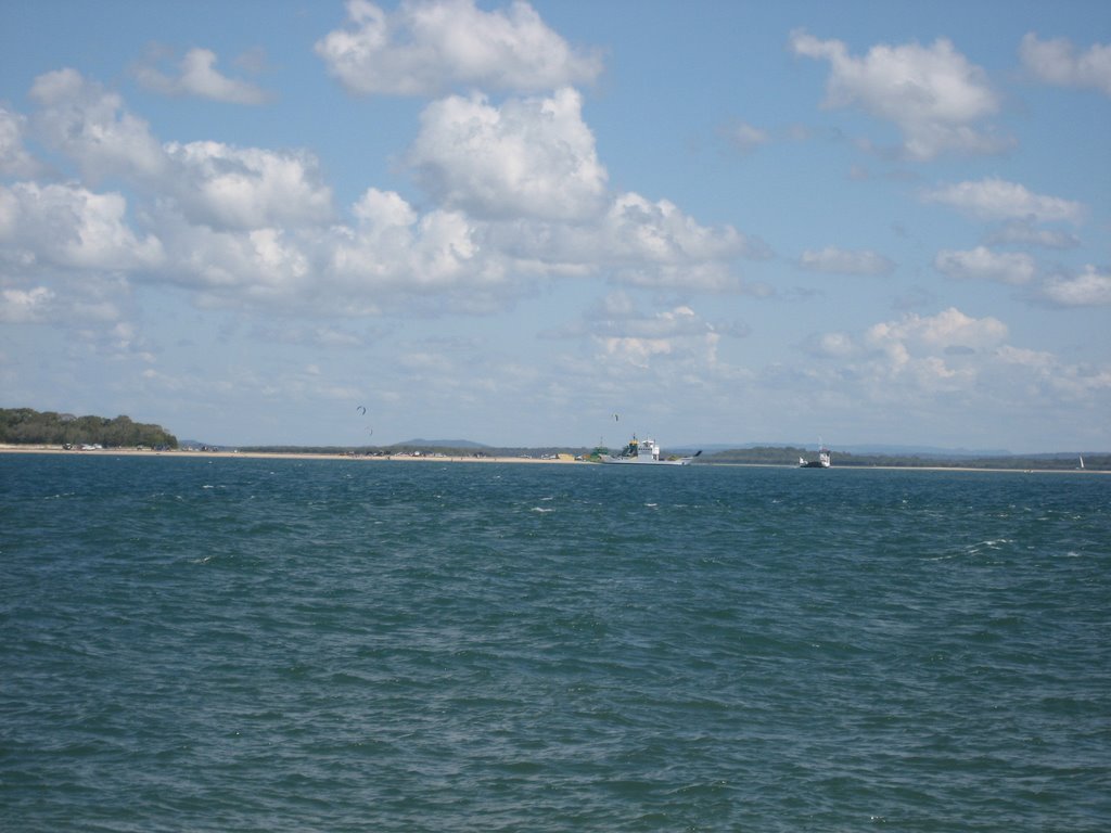 Inskip Point from Fraser Island landing by gfairweather