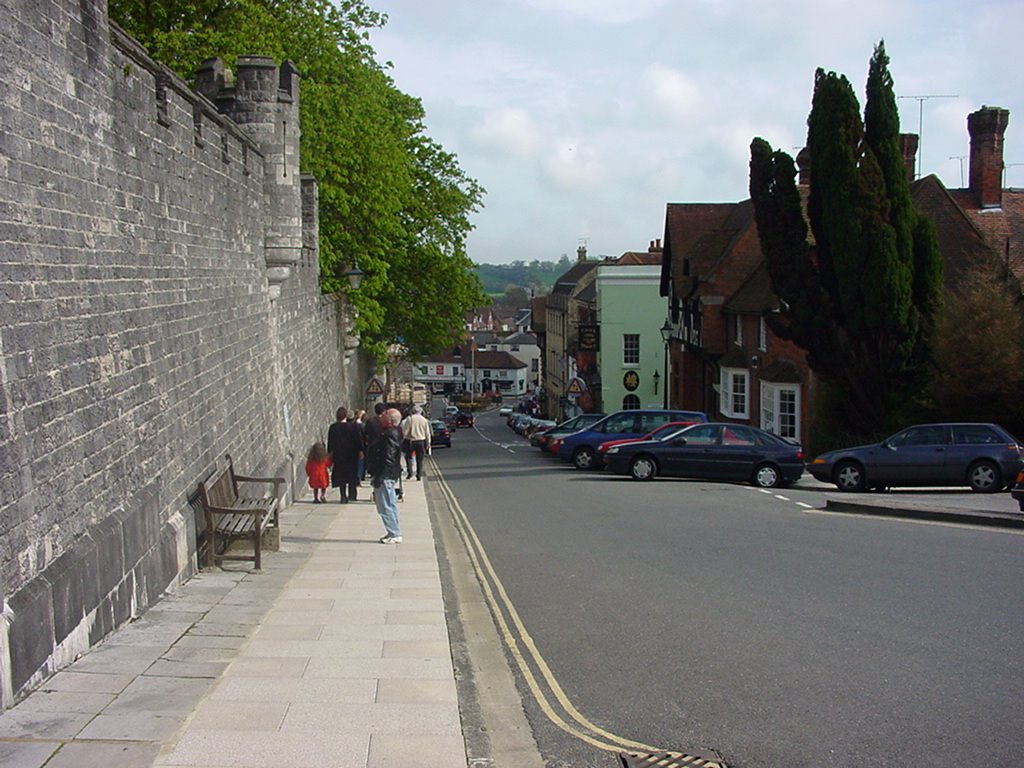 Outside the castle by Alistair Cunningham