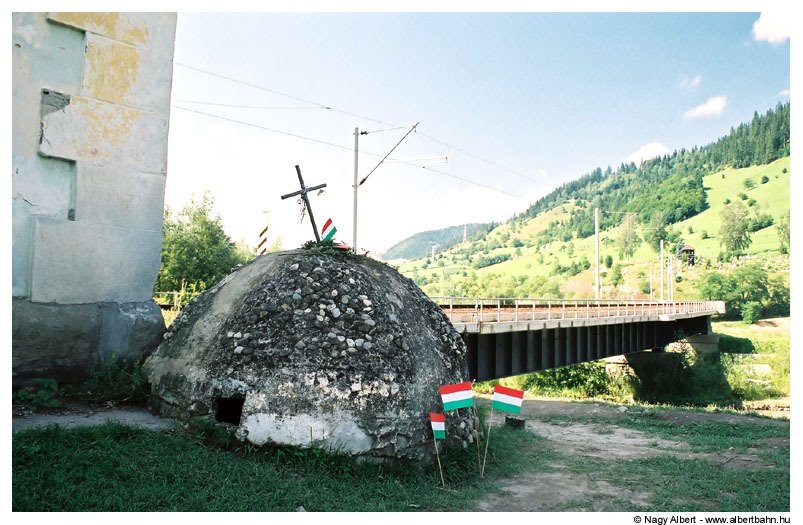 Paper flags of remembrance on the "Millennial Border" - Gyimes Narrows by NAGY Albert