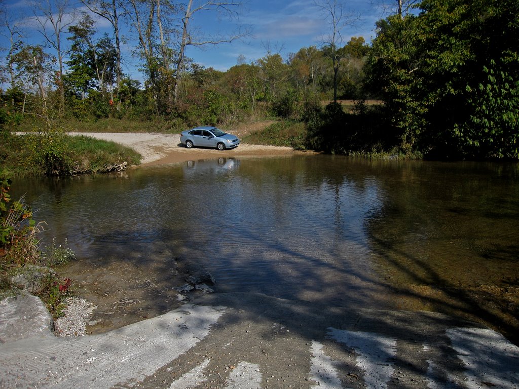 Lick Creek ford, Lick Creek Road by philipcmarshall