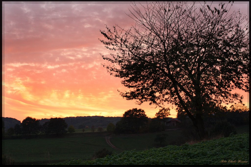 Abendrot by Rita Eberle-Wessner