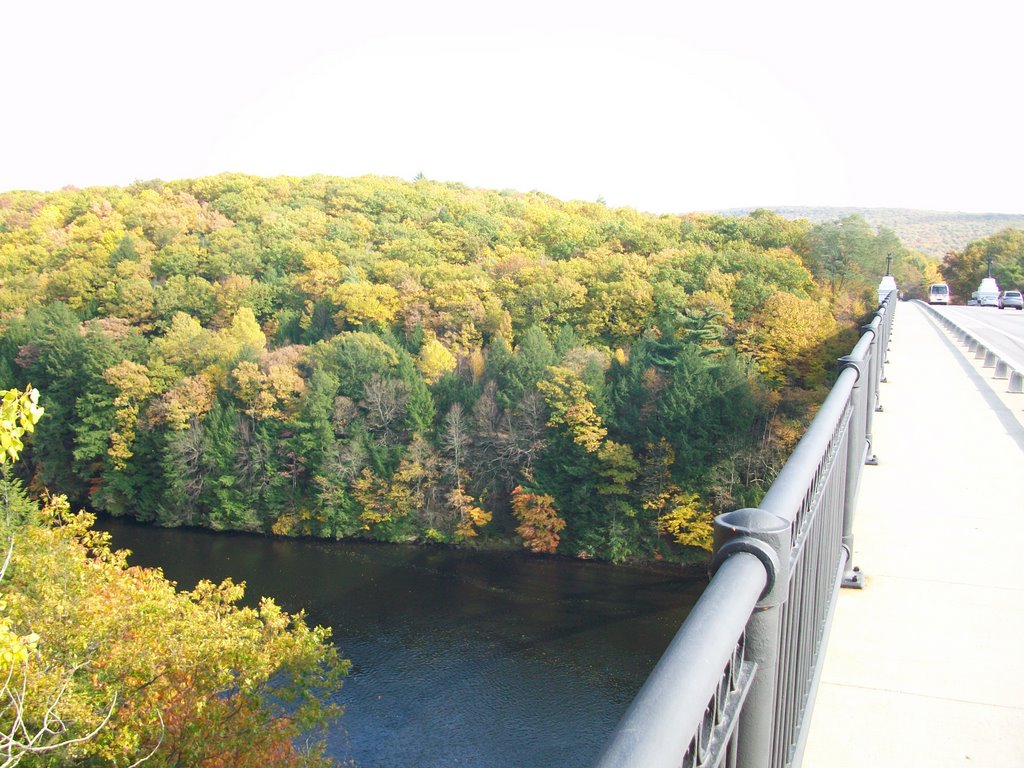 French King Bridge & Connecticut River by D.Campbell