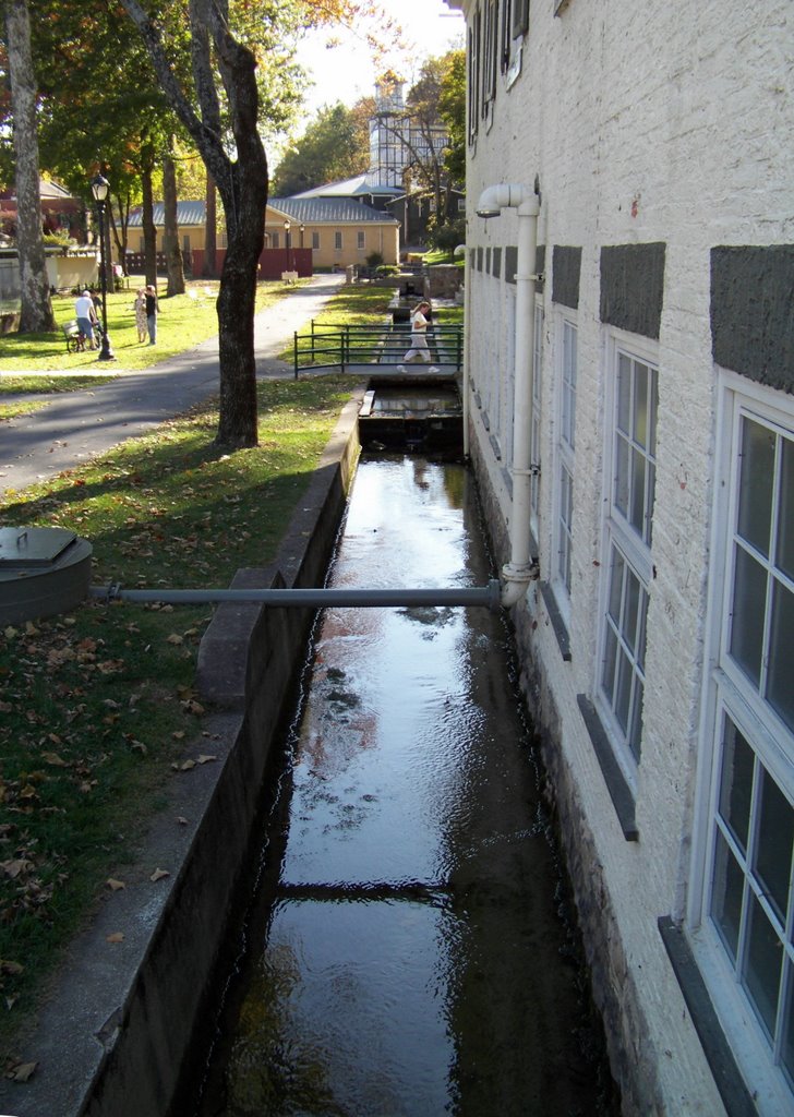 Flow of water emerging from the Springs at Berkeley Springs, WV 25411 by RikJimTom