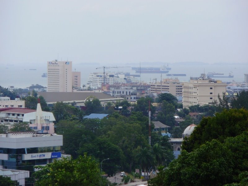 Jodoh area, view from Pelita hill by panoramiobatam