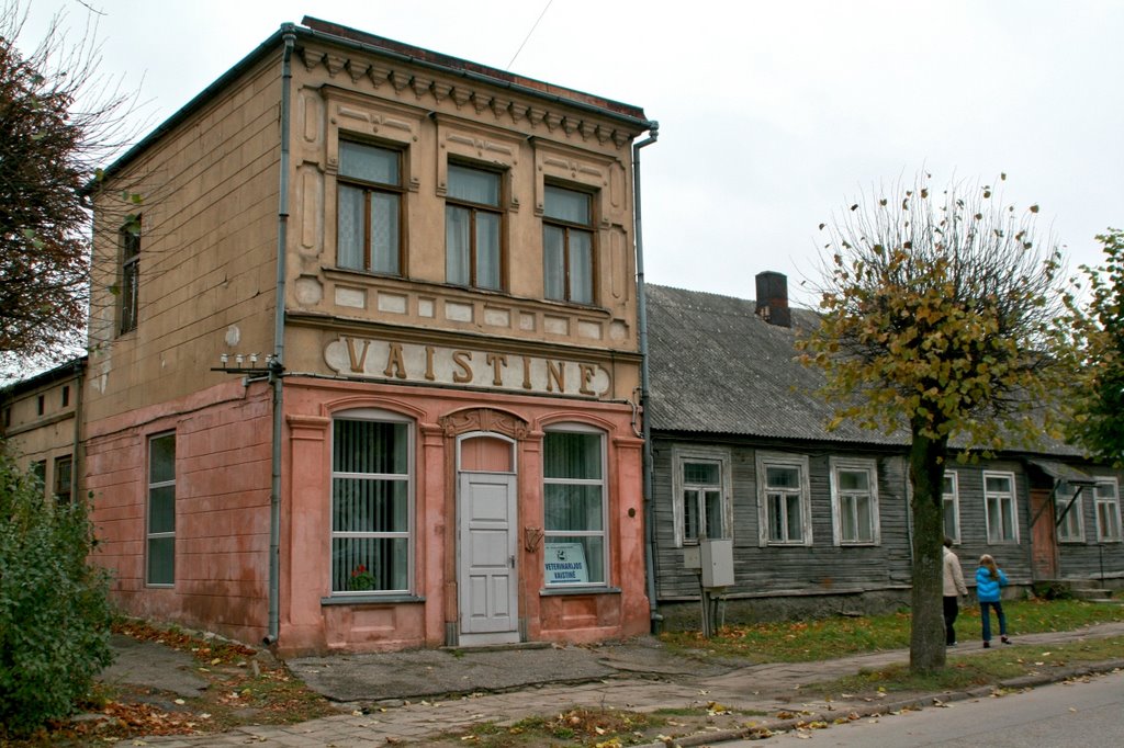 Jurbarkas. Pharmacy (beginning of XX century, the owner was M. M. Breglovskis) by Egidijus